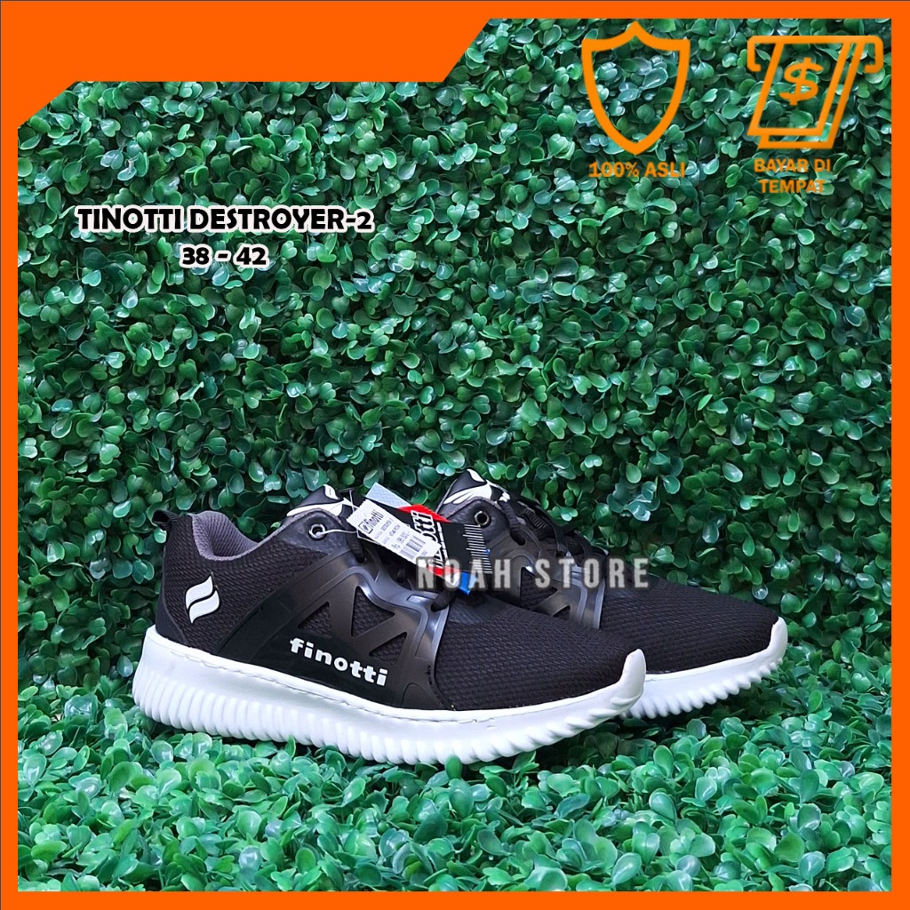 NOAH - Sepatu FINOTTI DESTROYER 2 38-42 /Sepatu Sekolah Hitam /Sepatu Pria /Sepatu Dewasa / Sepatu A