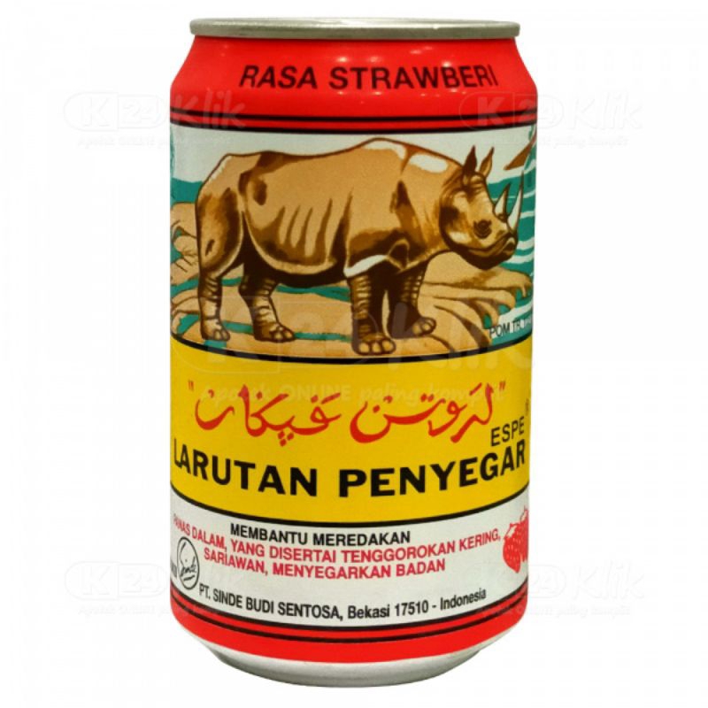 

Larutan penyegar cap badak rasa strawberry 320 ml