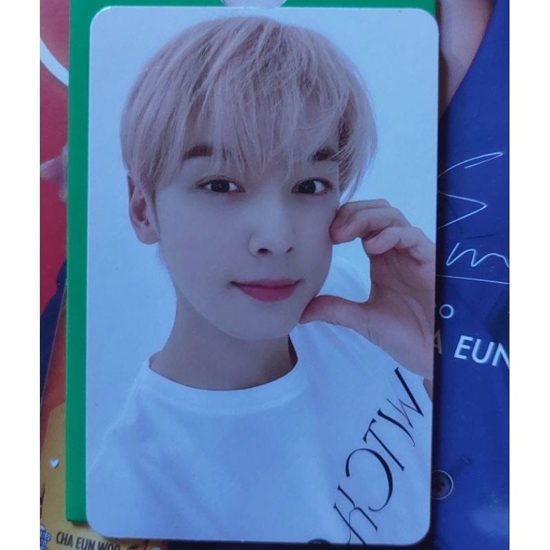 photo card Cha Eunwoo Astro Official PC Eun Woo Switch On