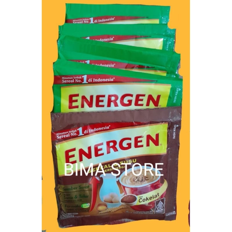 

ENERGEN SEREAL [ MINUMAN SACHET] minuman renceng isi 10 sachet