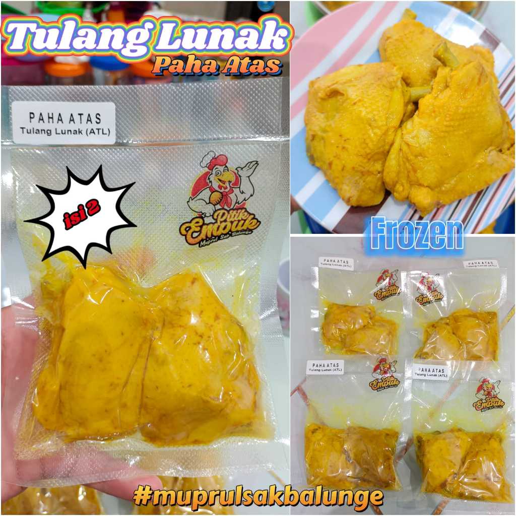 

Ayam Tulang Lunak Paha Atas (isi 2) Frozen