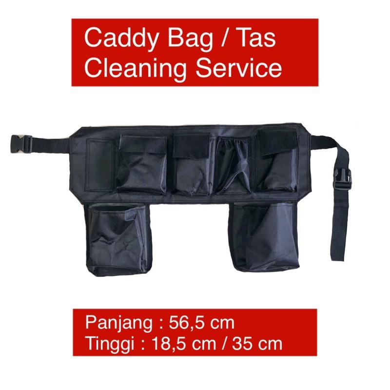 Caddy bag tas cleaning services tas pinggang untuk alat alat kebersihan