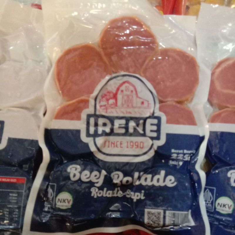 

IRENE beef rolade sapi 225gram 9pcs