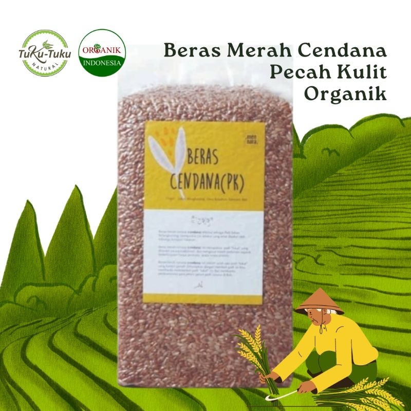 

BERAS PK MERAH CENDANA BALI ORGANIK 1KG