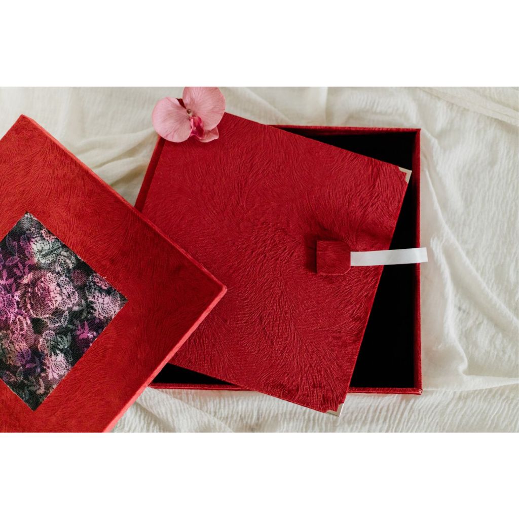 WEDDING BOOK MAGNETIK JUMBO BLUDRU MIX BRUKAT + BOX ll ALBUM FOTO