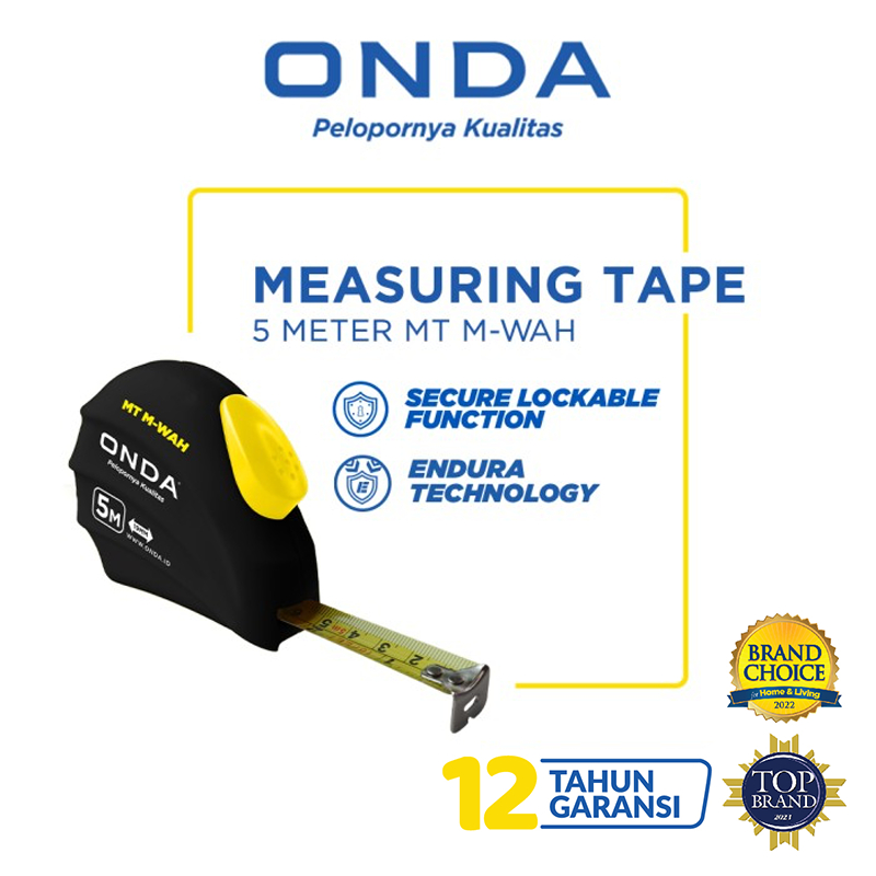 ONDA Measuring Tape / Meteran 5 Meter MT M-WAH