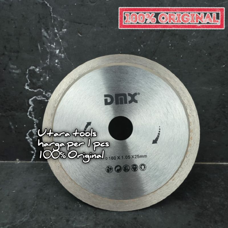 Dmx Diamond Cutting Wheel 6 inch Mata Gerinda Potong Batu Akik 160Mm Pisau Gerinda Potong Akik