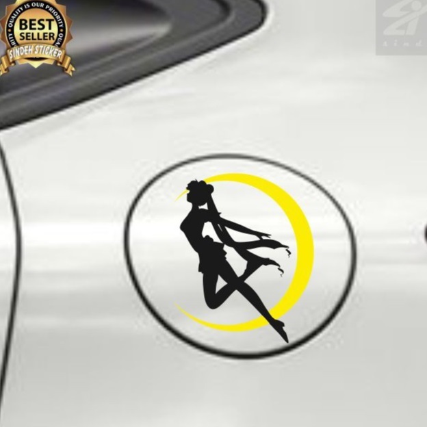 SINDEH GRAPHICA CUTTING STICKER MOBIL SAILOR MOON STIKER COVER TANGKI MOBIL LUCU KEREN
