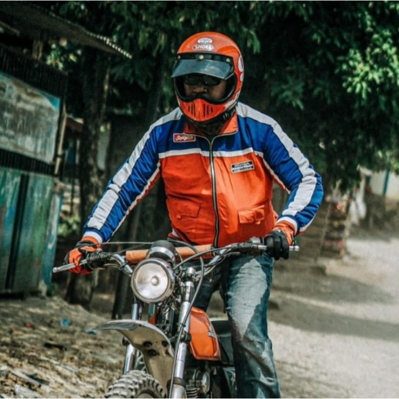 Raxzel Jaket Motor Old Vintage 2H