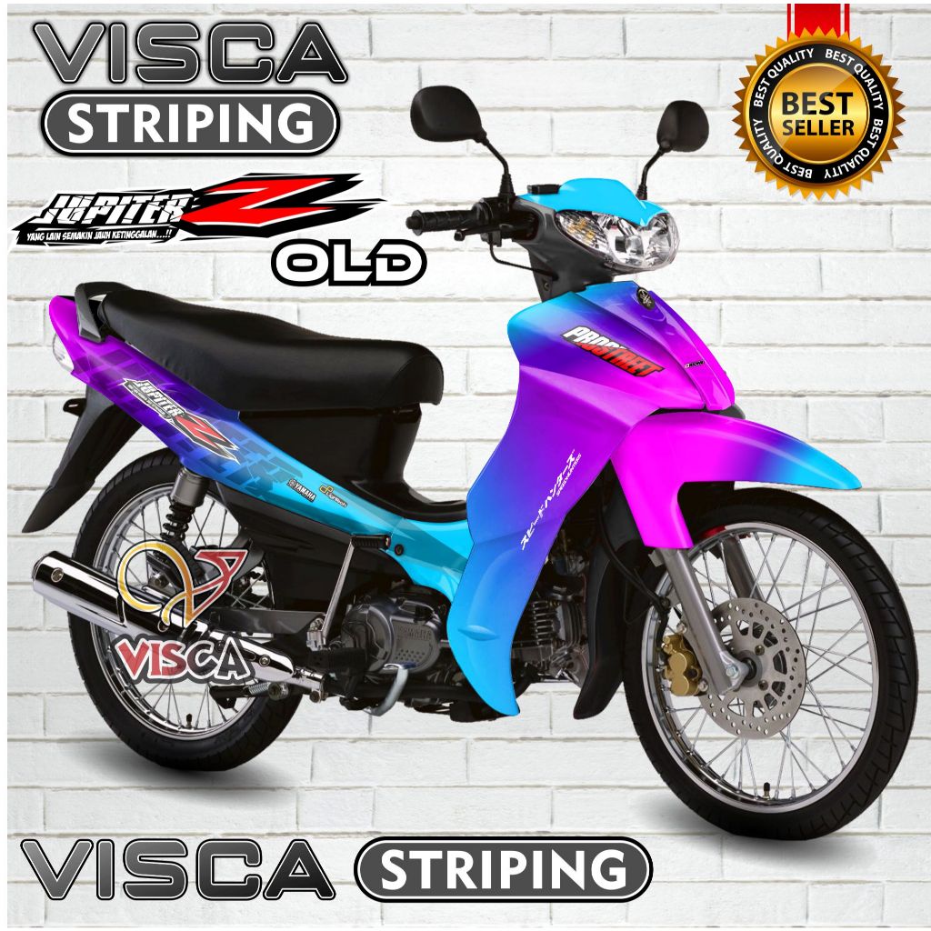 Decal Jupiter Z Lama - Stiker Jupiter Z Lama - Dekal Jupiter Z Lama - Striping Jupiter Z Lama Bunglo