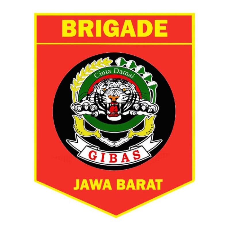 

stiker anti air/ stiker brigade gibas jawa barat