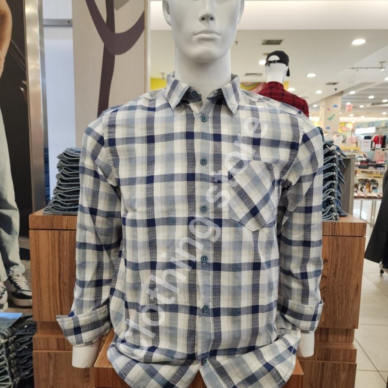 WATCHOUT CASUAL ORIGINAL kemeja pria lengan panjang WS302010127 live XL