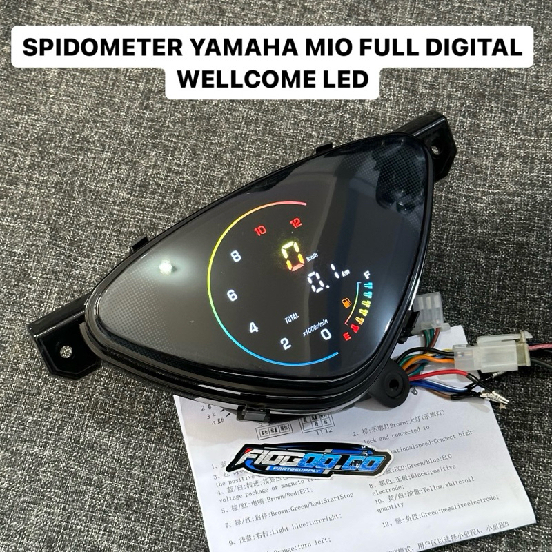 SPEEDOMETER DIGITAL LED MIO SPORTY SMILE SPIDO MIO SPORTY SMILE DIGITAL SPIDO YAMAHA MIO AMORE DIGIT