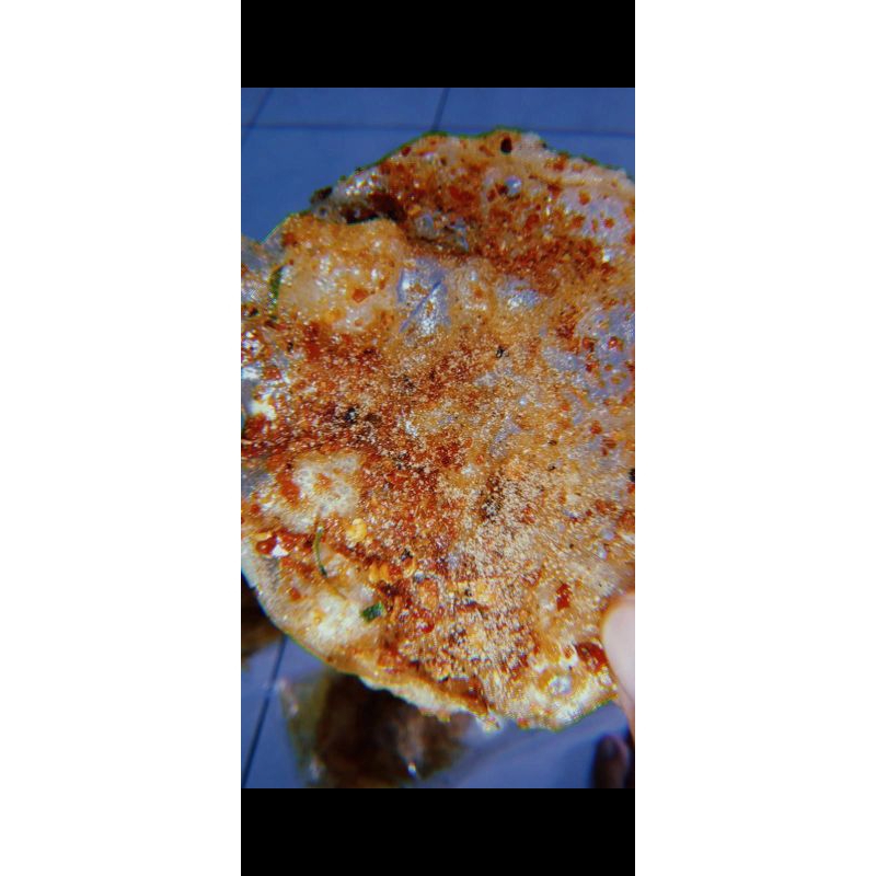 

makanan ringan cemilan elod cikruh renyah gurih pedas ada juga yang ori