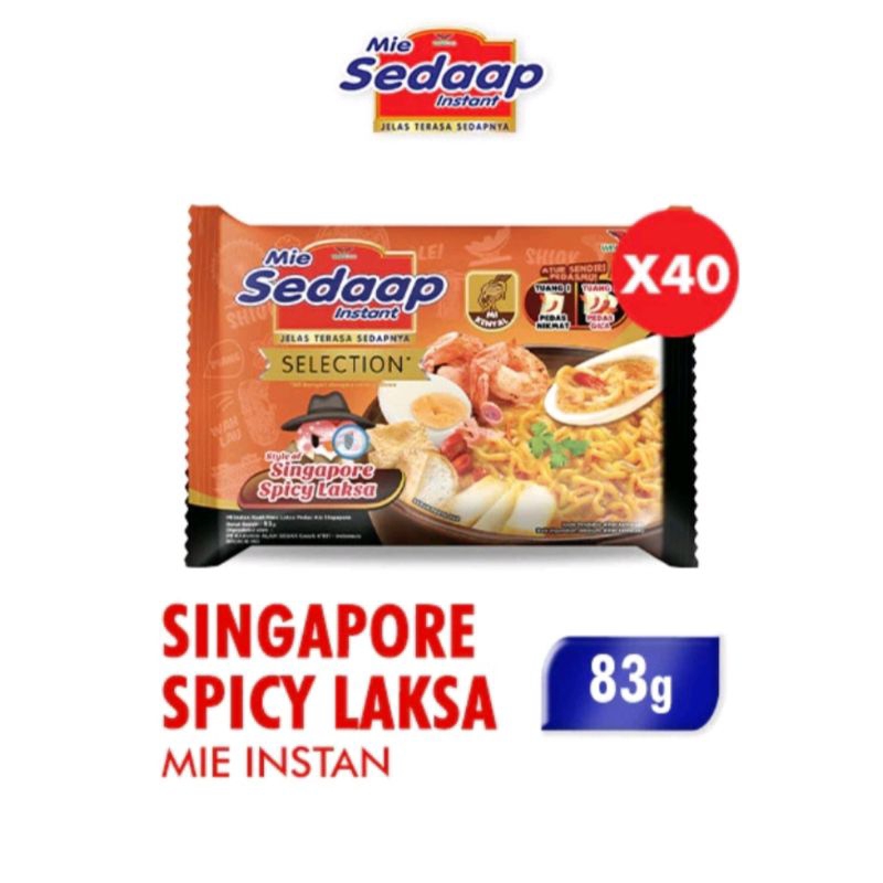 

Sedaap Mie Instan SPICY LAKSA 83 gr x40