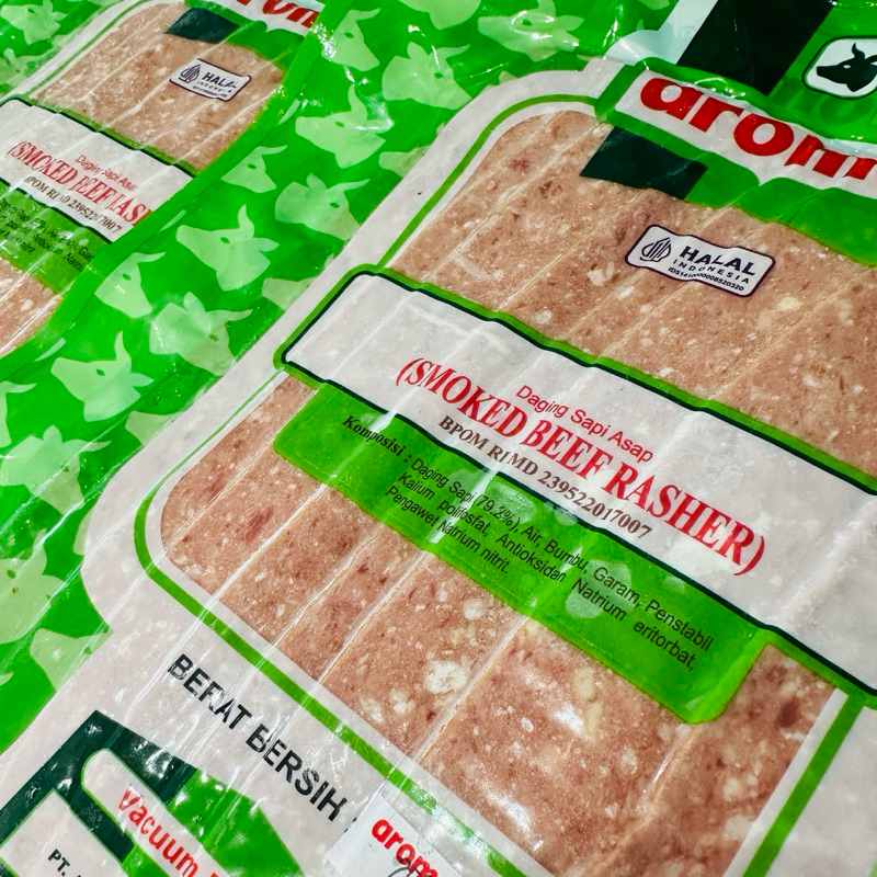 

Aroma Smoked Beef Rasher 500gr