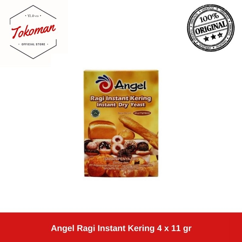 

Angel Ragi Instant Kering 4 x 11 gr / Instant Dry Yeast