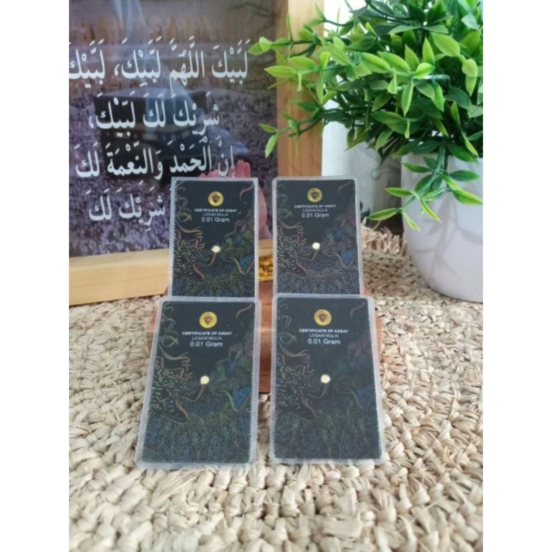 Minigold 0.01 gram/ Emas Mini/ Emas 24 karat/ Logam Mulia