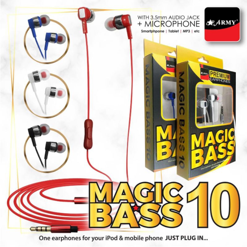 Headset Magic bass, Big bass, Full bass, Natural bass