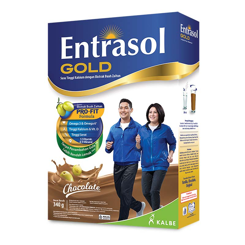 

Entrasol Gold Susu Bubuk Nutrisi Dewasa Chocolate 340 g