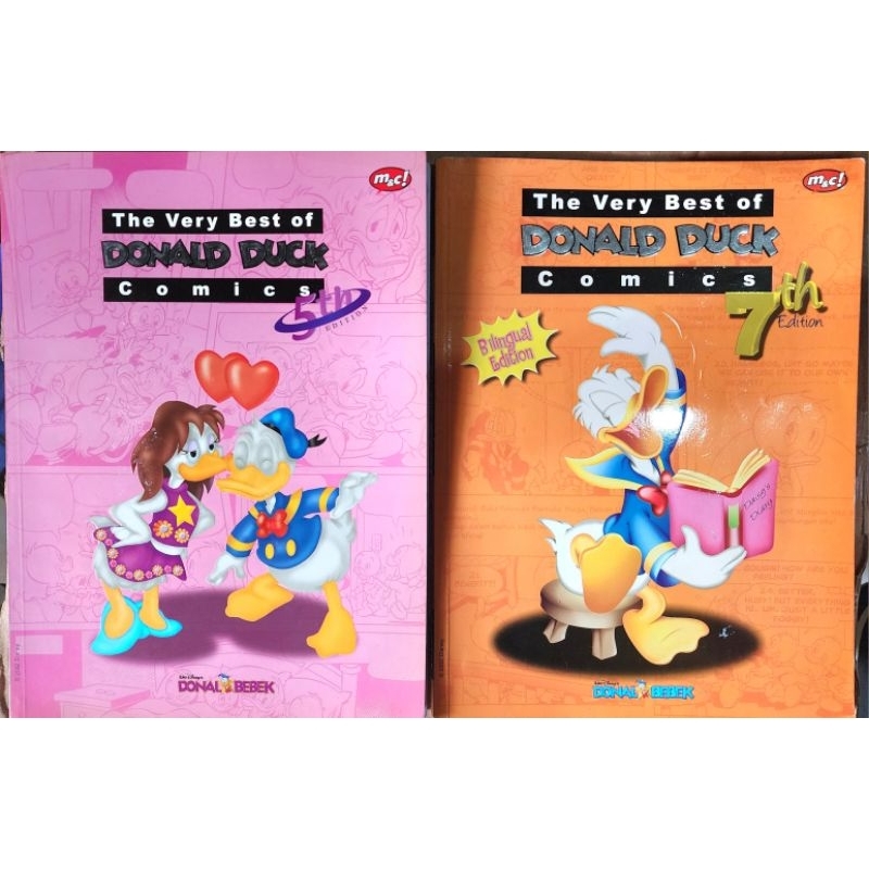KOMIK DONALD BEBEK BILINGUAL - ENGLISH INDONESIAN