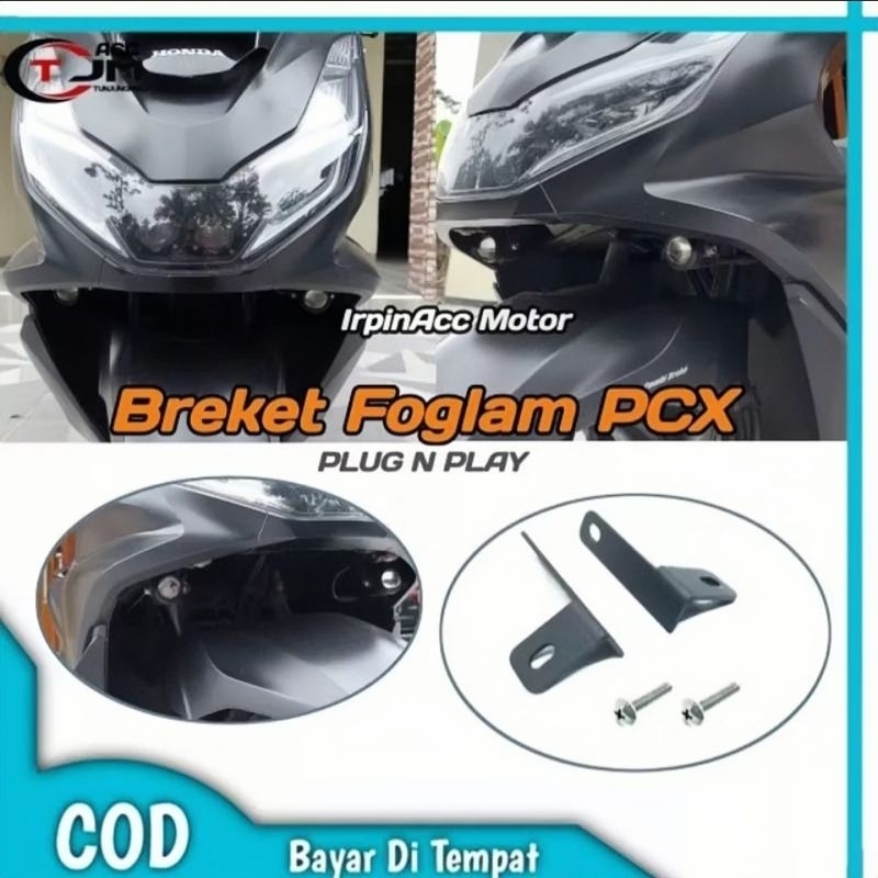 Breket Lampu Foglamp PCX 160 PCX 150 Breket Dudukan Lampu Tembak PCX 160 PCX 150