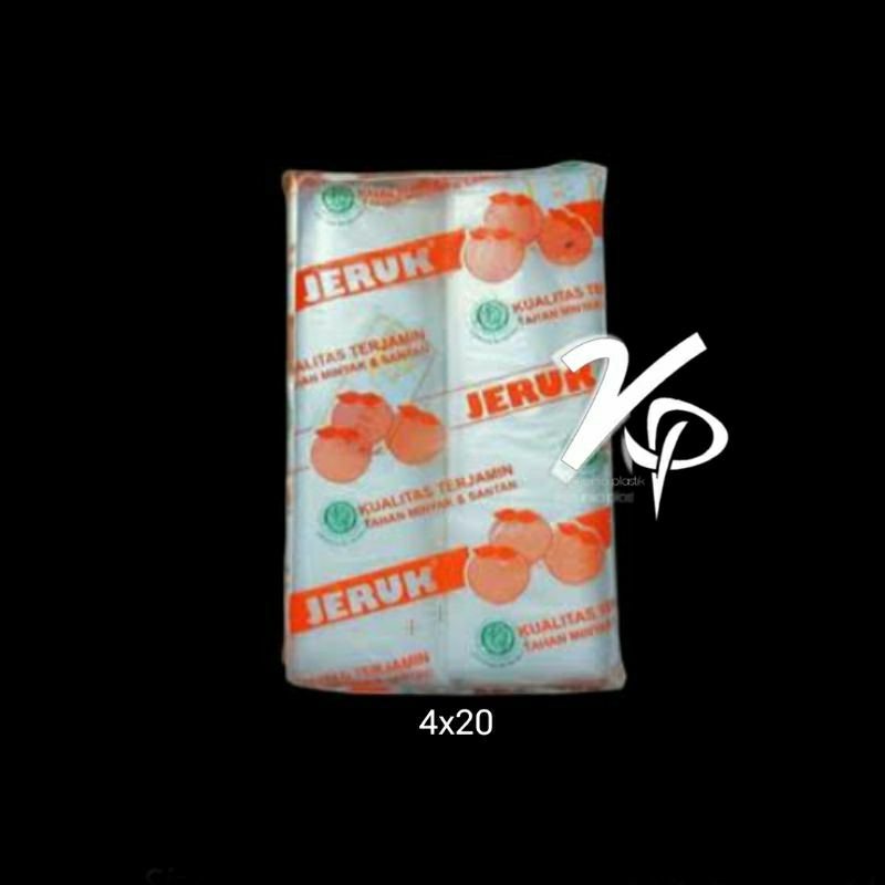 Plastik PE Es Lilin Mambo / Es Pensil 4x20