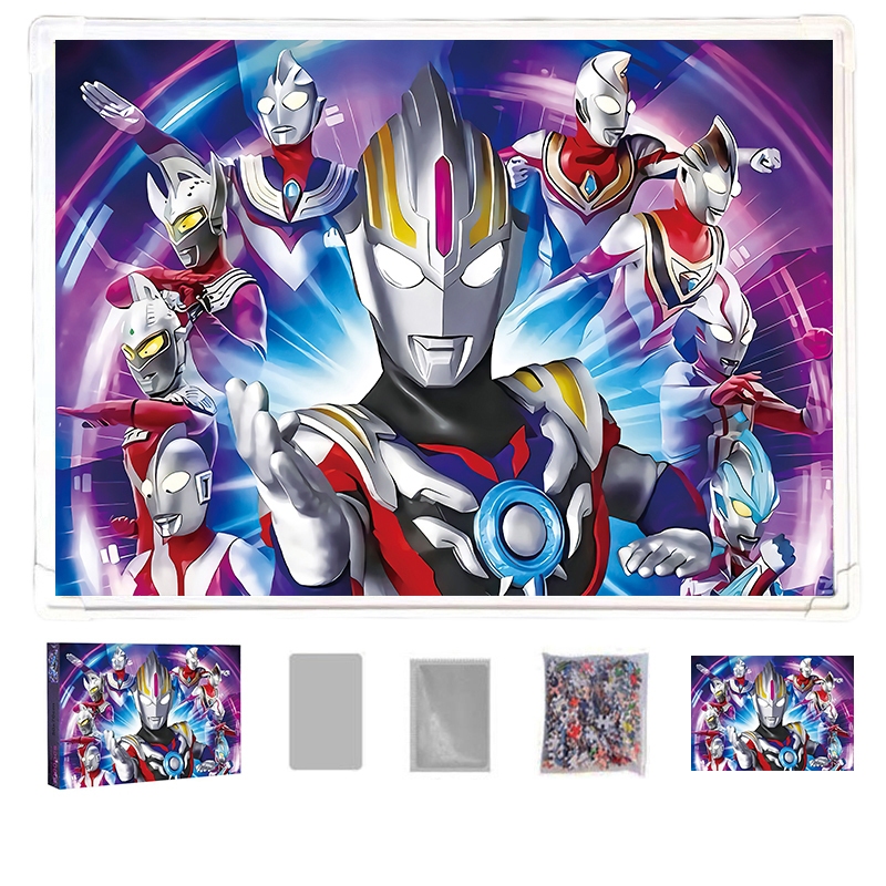 1000 Pcs Anime/ 1000 Pcs Puzzle Besar / One Piece /Ultraman/Naruto/Detektif Conan