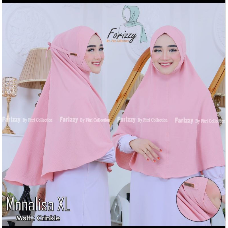 Hijab Bergo Dagu Crinkle Airflow XL