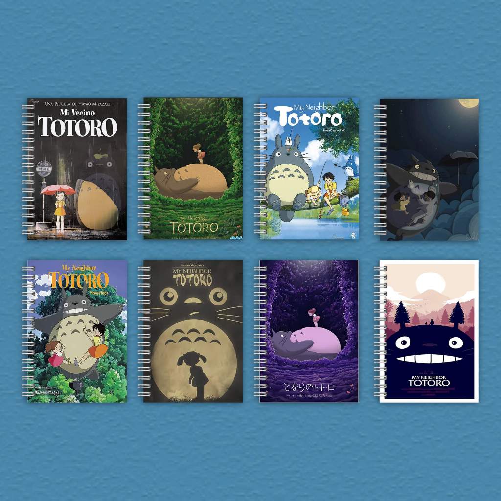 

(BELI 6 GRATIS 1)Buku Tulis Catatan buku notebook buku diary Notebook Ring Spiral A6 60 Lembar koleksi gambar Anime TORORO