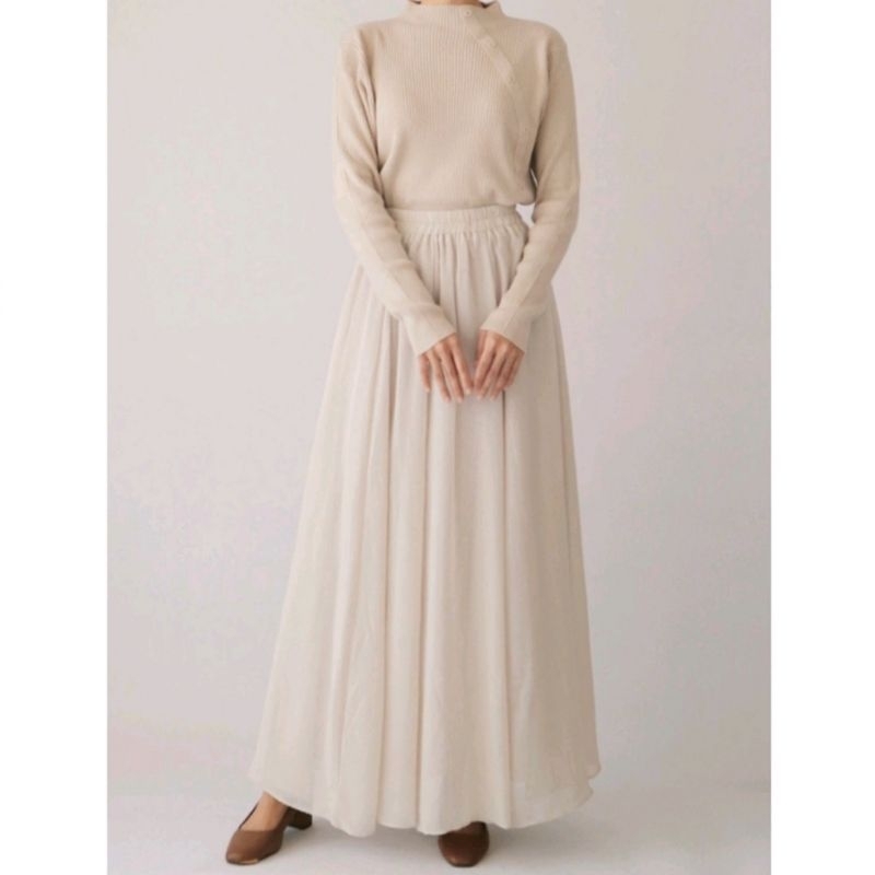 PANY - Remember Me Flowy Skirt Ivory