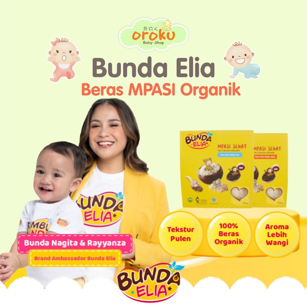 

BUMBU BUNDA ELIA BERAS MPASI ORGANIK 100GR / BERAS BB BOOSTER