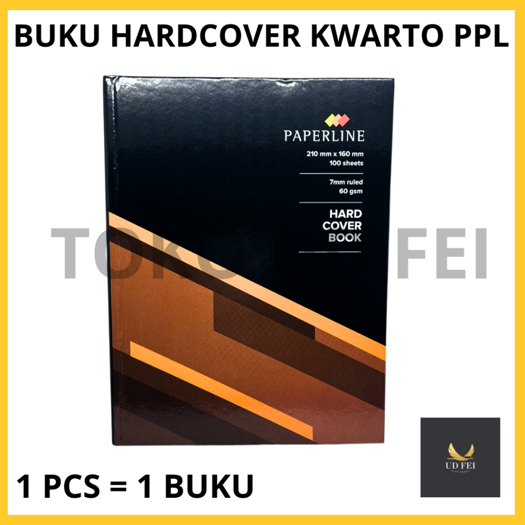 

(1 PCS=1 BUKU) Buku Hardcover PPL kuarto 100/ Buku Paperline hardcover/ Buku Hardcover ppl / Buku kuarto 100