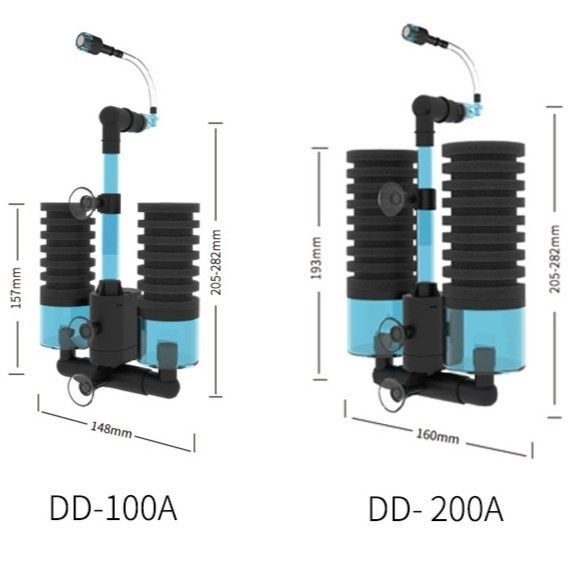 Qanvee DD-100A Water Filter - Filter Aquarium