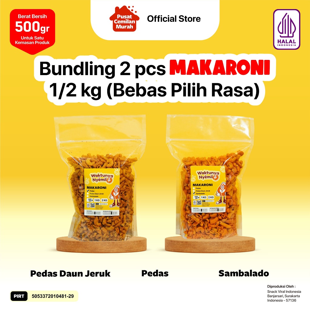 

BELI 1 DAPAT 2 MAKARONI KILOAN Food Snack Camilan