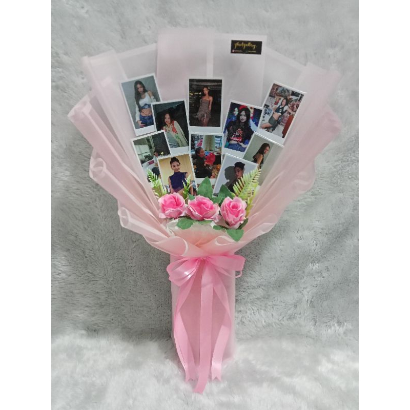 Buket Foto Polaroid Foto Cutting Custom