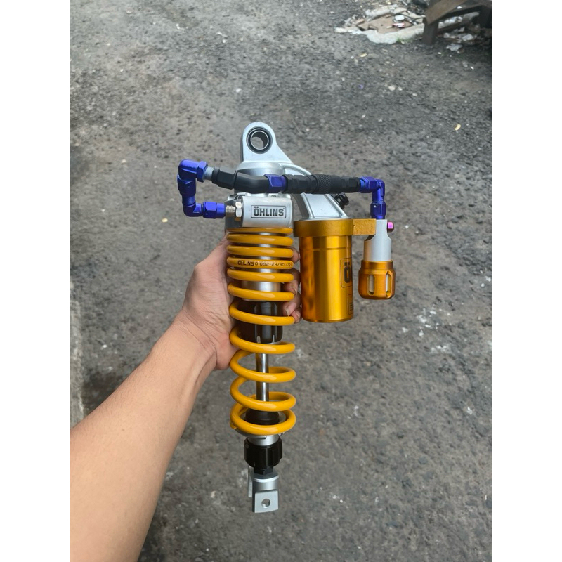 Shock copy ohlins dan preload adjuster vario & mio
