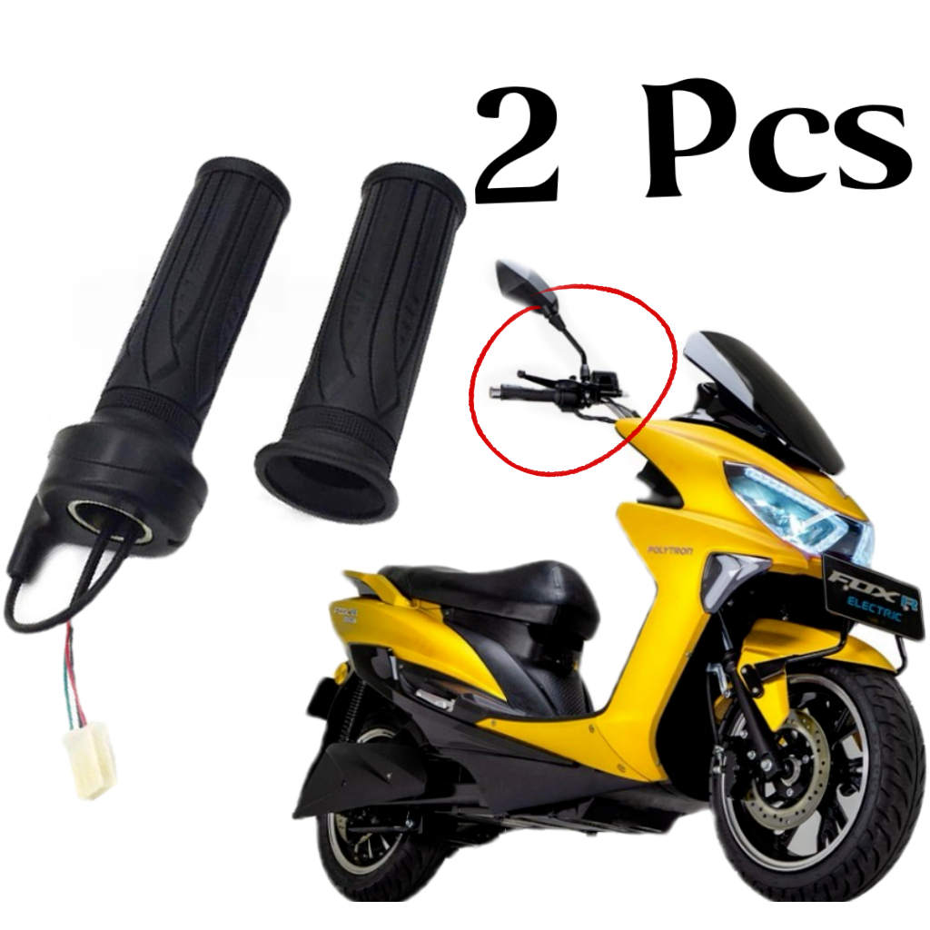 1 Pair Grip Gas Sepeda Listrik Gagang Gas Motor Handle Gas Universal Handgrip Gas Motor Variasi