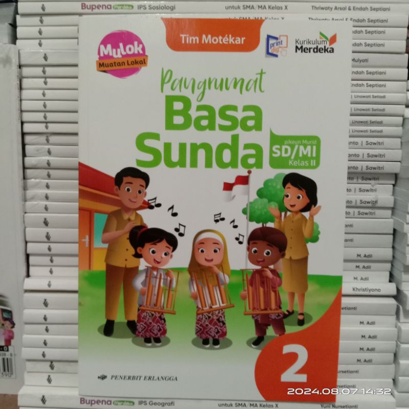 pangrumat Basa Sunda kelas 2 SD Kurikulum Merdeka Erlangga / Bahasa Sunda