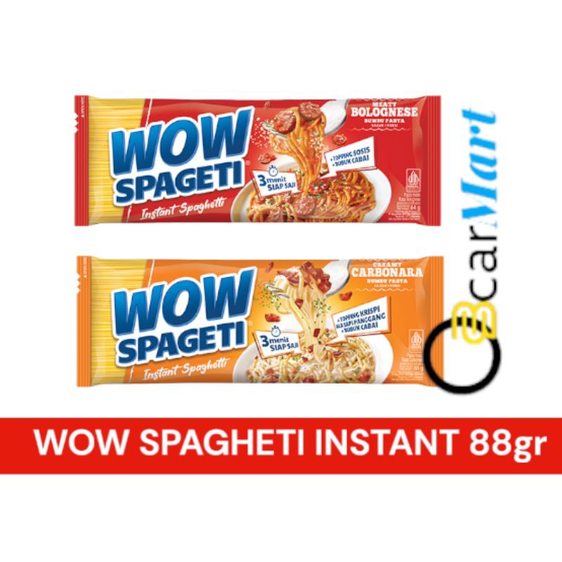 

WOW SPAGETI 84gr Spaghetti Instant Mayora