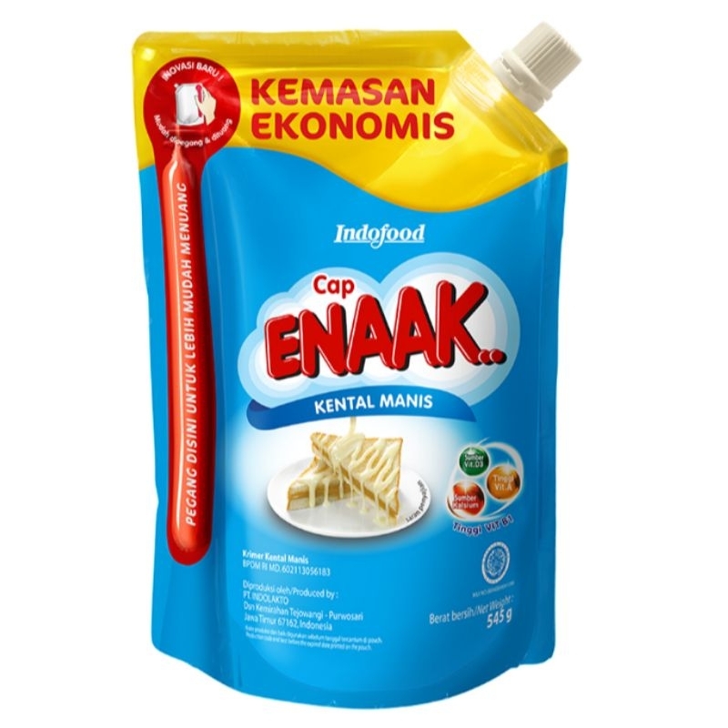 

Cap ENAAK Krimer Kental Manis Putih Pouch 545 g
