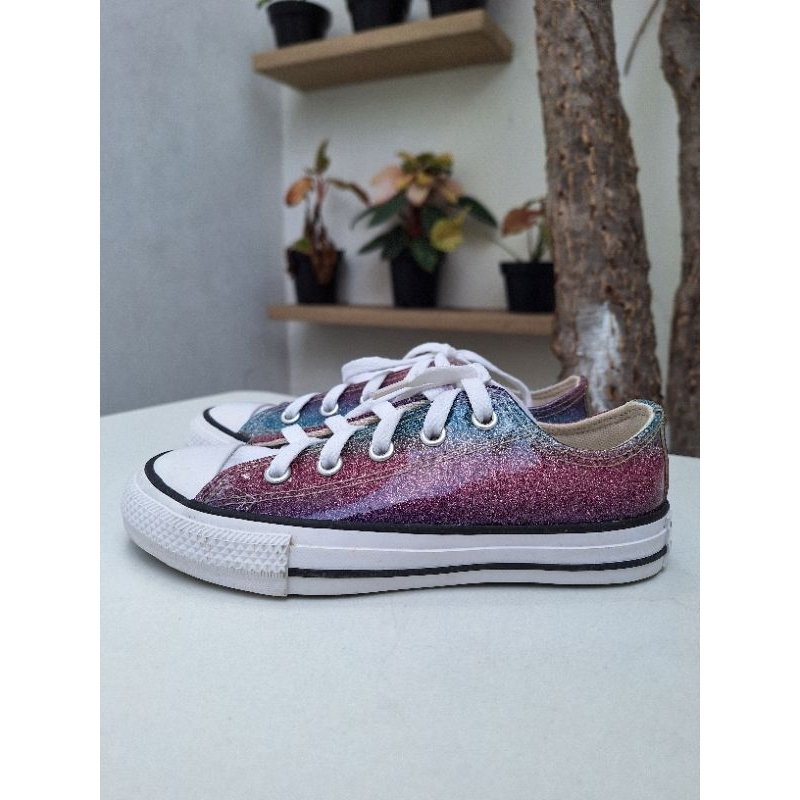 Preloved Sepatu Anak Converse Original Glitter