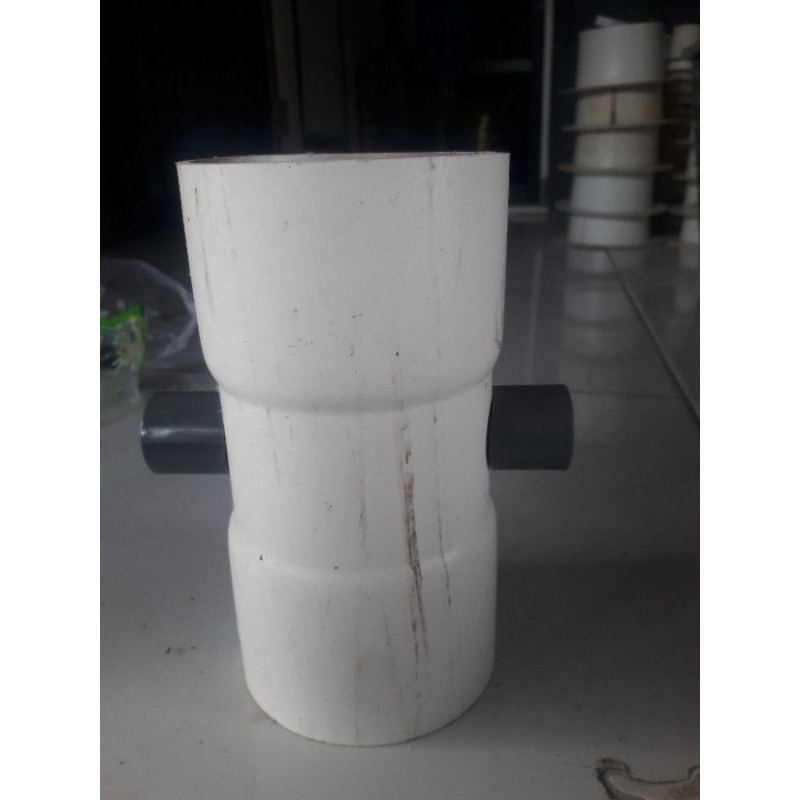 Tee way Cross ukuran 4 inchi ke ½ inchi