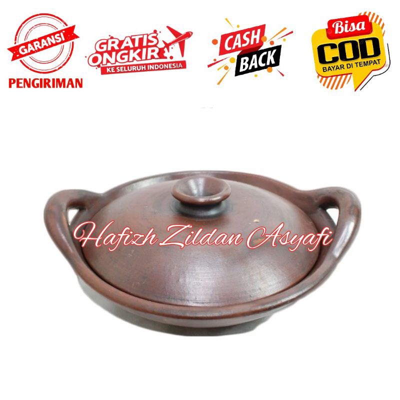 WAJAN TANAH LIAT 30 CM | WAJAN TANAH LIAT 25 CM | WAJAN TANAH LIAT GERABAH