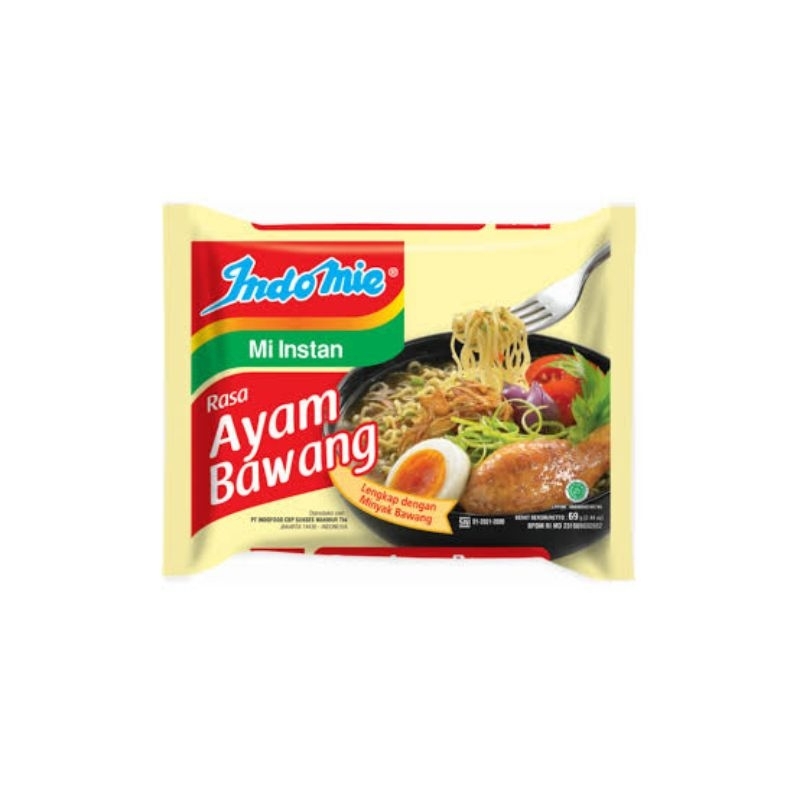 

1 PCS INDOMIE KUAH RASA AYAM BAWANG MIE INSTAN