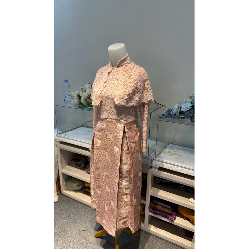 gaun/dress/anak/remaja/pink/bunga-bunga