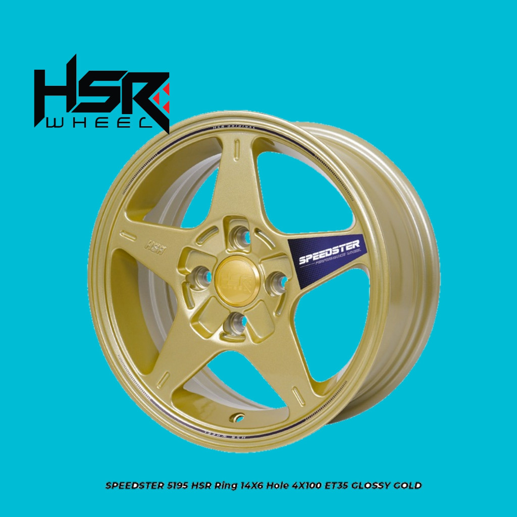 velg mobil racing ring 14 calya sigra xenia lubang 4 warna gold r14