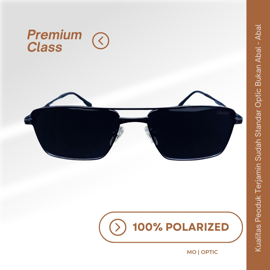 Kacamata Sunglasses Kaca Mata ORI Polaroid Pria kacamata Polarized Cartier 4818071