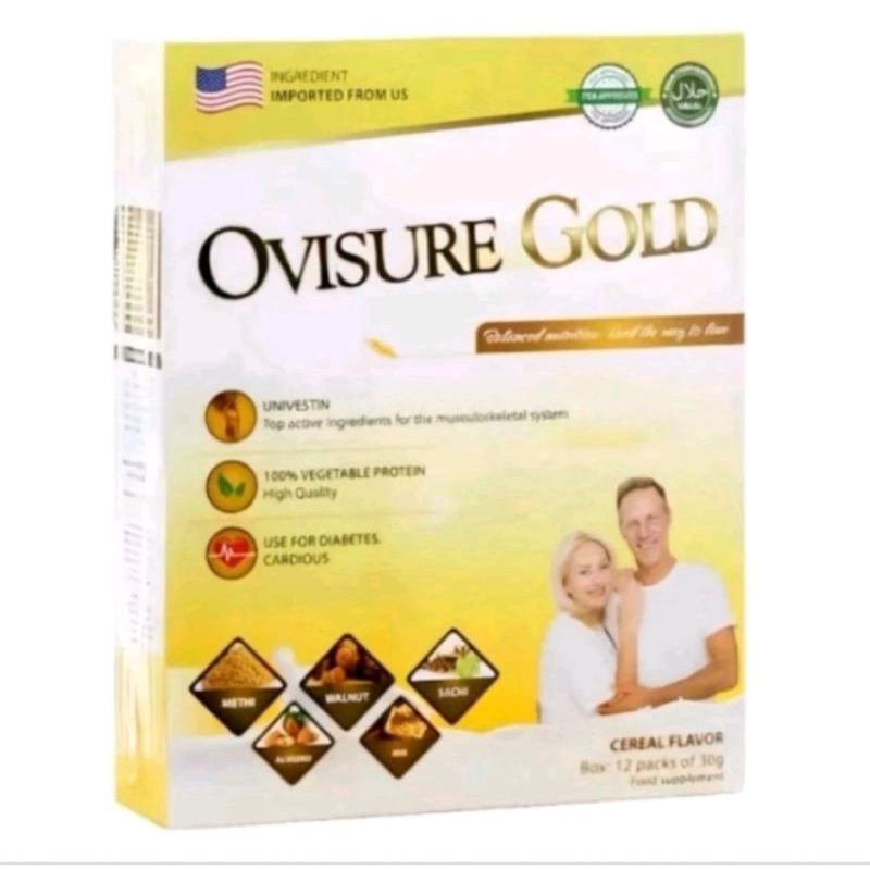 

Susu OVISURE GOLD Asli USA KEMASAN BOX 360gram - Susu Herbal Terapi Untuk Atasi Nyeri Sendi Tulang Dan Otot