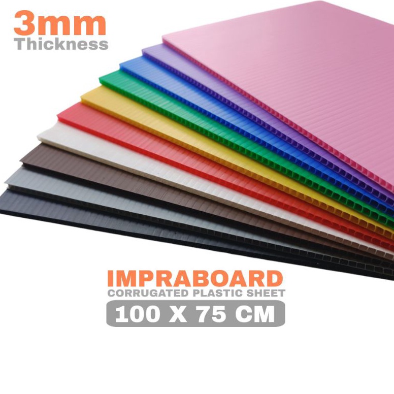 

Hot Product Infraboard Impraboard 3mm 1x75 cm 75x1 cm 1 x 75 cm PP Board Art Board Karton Plastik Imfraboard